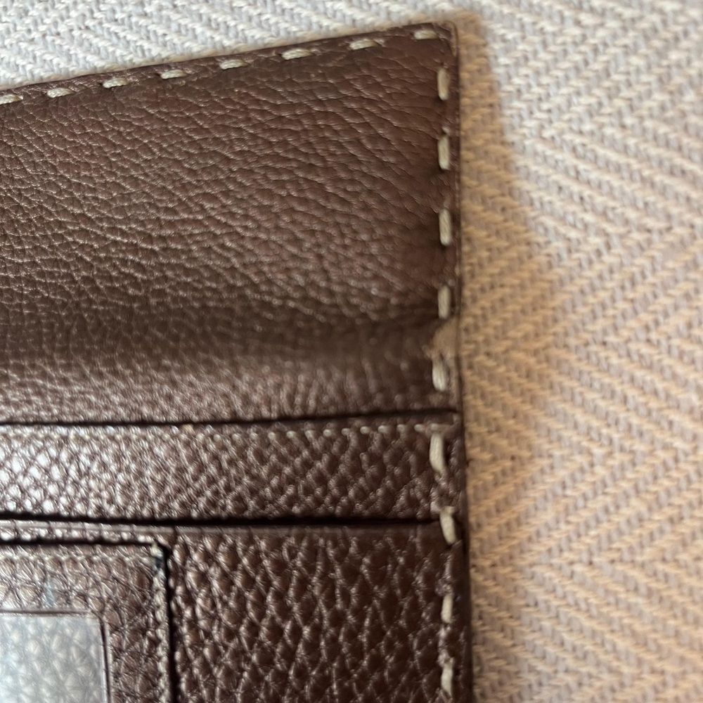 Fendi Brown Selleria Leather Continental Wallet - Picture 13 of 13
